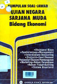 Image of KUMPULAN SOAL-JAWAB UJIAN NEGARA SARJANA MUDA BIDANG EKONOMI