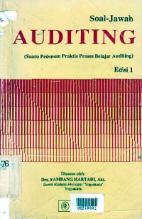 Image of SOAL - JAWAB AUDITING; Suatu Pedoman Praktis Proses Belajar Auditing