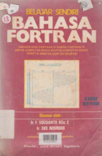 Image of BELAJAR SENDIRI BAHASA FORTRAN