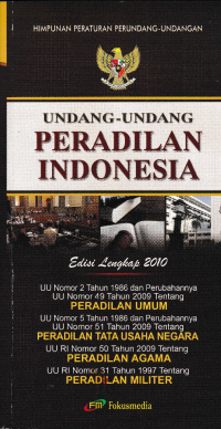 Image of UNDANG-UNDANG PERADILAN INDONESIA