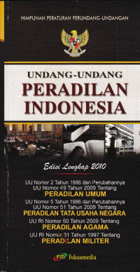 UNDANG-UNDANG PERADILAN INDONESIA