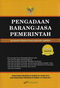 Image of PENGADAAN BARANG/JASA PEMERINTAH