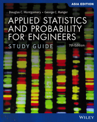 APPLIED STATISTICS AND PROBABILITY FOR ENGINEERS STUDY GUIDE