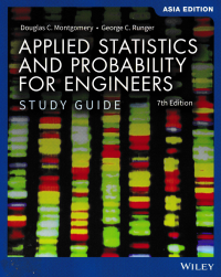 Image of APPLIED STATISTICS AND PROBABILITY FOR ENGINEERS STUDY GUIDE