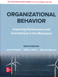 Image of ORGANIZATION BEHAVIOR : Improving Performance and Commitment in the Workplace