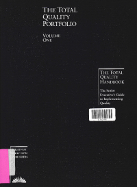 Image of THE TOTAL QUALITY PORTFOLIO VOLUME ONE