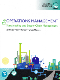 OPERATIONS MANAGEMENT : Sustainability and Supply Chain Management