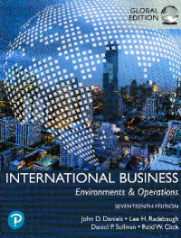 INTERNATIONAL BUSINESS : Environments & Operations