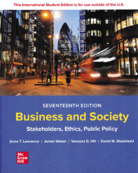 Image of BUSINESS AND SOCIETY : Stakeholders, Ethics, Public Policy