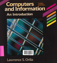 Image of COMPUTER AND INFORMATION AN INTRODUCTION