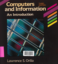 COMPUTER AND INFORMATION AN INTRODUCTION