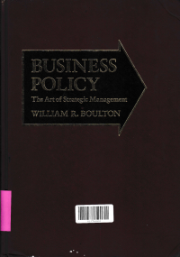 Image of BUSINESS POLICY : The Art of Strategic Management