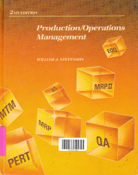 Image of PRODUCTION/OPERATIONS MANAGEMENT - 2END EDITION