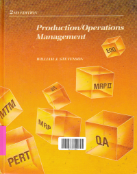 PRODUCTION/OPERATIONS MANAGEMENT - 2END EDITION