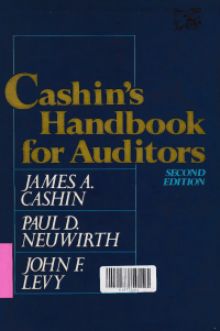 Image of CASHIN'S HANBOOK FOR AUDITORS- SECOND EDITION