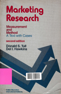 MARKETING RESEARCH : Measurement and method