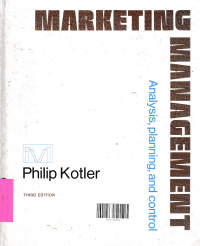 Image of MARKETING MANAGEMENT : Analysis, Planning and Control