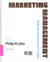 MARKETING MANAGEMENT : Analysis, Planning and Control