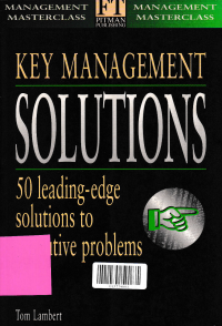 Image of KEY MANAGEMENT SOLUTIONS : 50 Leading-Edge Solutions to Executive Problems