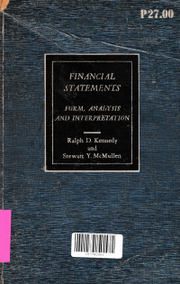Image of FINANCIAL STATEMENTS FORM, ANALYSIS AND INTERPRETATION