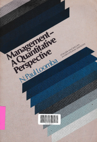Image of MANAGEMENT A QUANTITATIVE PERSPECTIVE