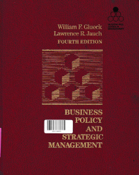 BUSINESS POLICY AND STRATEGIC MANAGEMENT