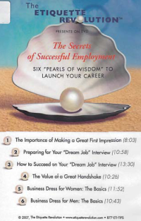 Image of THE ETIQUETTE REVOLUTION; The Screts of Succsessful Employment