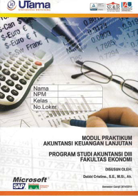 MODUL PRAKTIKUM AKUNTANSI KEUANGAN LANJUTAN + Buku Kerja (D3-Ak)