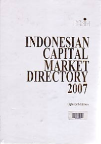 Image of INDONESIAN CAPITAL MARKET DIRECTORY 2007