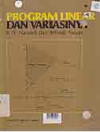 Image of PROGRAM LINEAR DAN VARIASINYA
