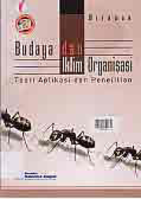 BUDAYA DAN IKLIM ORGANISASI; Teori Aplikasi dan Penelitian