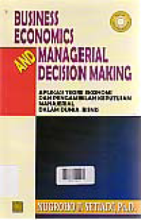 Image of BUSINESS ECONOMICS AND MANAGERIAL DECISION MAKING + CD