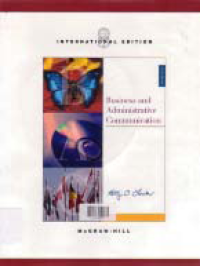 Image of BUSINESS AND ADMINSTRATIVE COMMUNICATION + CD