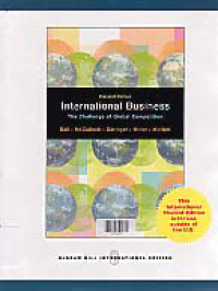 Image of INTERNATIONAL BUSINESS: The Challenge of Global Competition