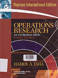 OPERATIONS RESEARCH AN INTRODUCTION + CD