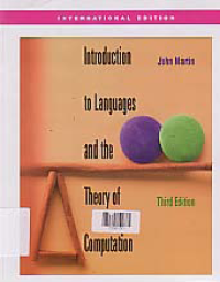 Image of INTRODUCTION TO LANGUAGES AND THE THEORY OF COMPUTATION