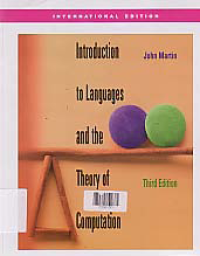 INTRODUCTION TO LANGUAGES AND THE THEORY OF COMPUTATION