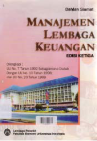 Image of MANAJEMEN LEMBAGA KEUANGAN