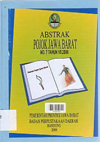 ABSTRAK POJOK JAWA BARAT NO.7 TAHUN VII 2008