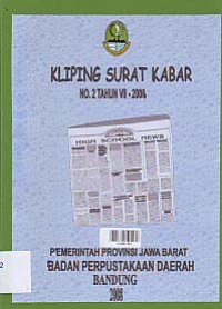 Image of KLIPING SURAT KABAR NO.2 TAHUN VII 2008