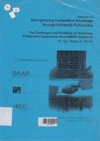 Image of SEMINAR ON STRENGTHENING COMPETITIVE ADVANTAGE THROUGH UNIVERSITY PARTNERSHIP