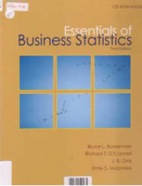Image of ESSENTIALS OF BUSINESS STATISTICS + CD