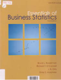 ESSENTIALS OF BUSINESS STATISTICS + CD