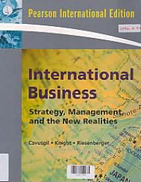 Image of INTERNATIONAL BUSINESS; Strategy, Management, and the New Realitas