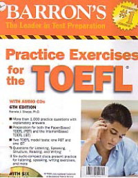 Image of PRACTICE EXERCISES FOR THE TOEFL + CD 1-6