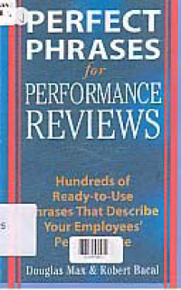 PERPECT PHRASES FOR PERFORMANCE REVIEWS