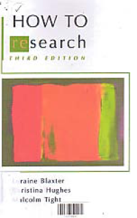 Image of HOW TO RESEARCH