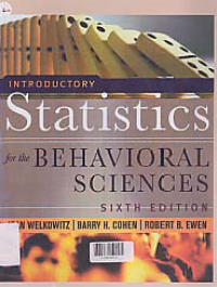 INTRODUCTORY STATISTICS FOR THE BEHAVIORAL SCIENCES