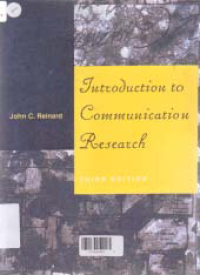 Image of INTRODUCTION TO COMMUNICATION RESEARCH
