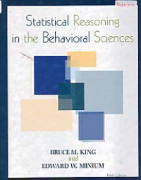 Image of STATISTICAL REASONING IN THE BEHAVIORAL SCIENCES